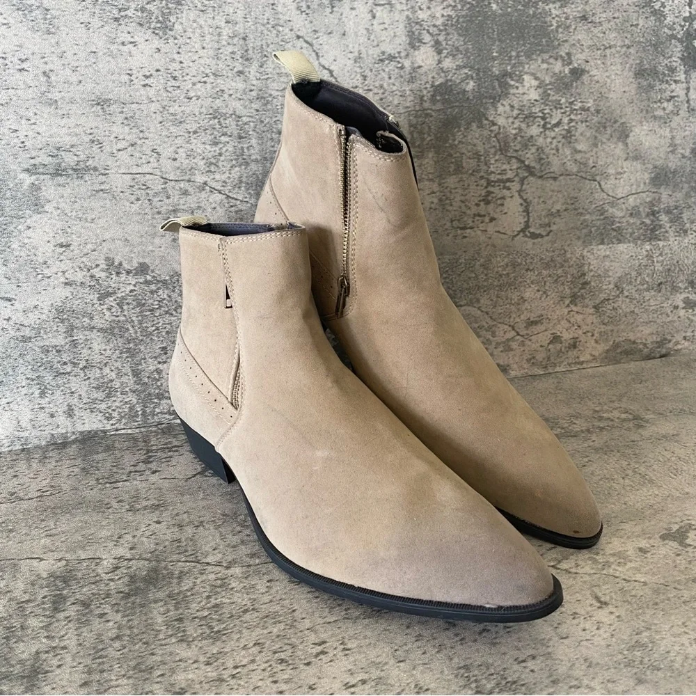 ASOS Suede Chelsea boots Sz 11 - Picture 5 of 5